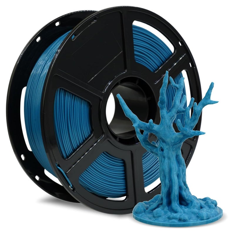 FLASHFORGE Rapid PLA Filament 1.75mm Pearl Gentian Blue, 500mm/s High Speed Printing, 3D Printer Filament 1kg Spool, Dimensional Accuracy +/- 0.02mm, Enjoy Exceptional Print Quality - Image 1